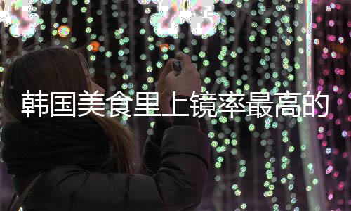 的一道菜美食年糕韩国韩最高里上镜率式辣